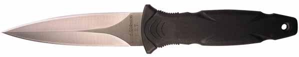 H.R.T. Military boot knife rubber handle plain bootSheath, SWHRT3