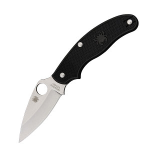 UK Penknife Black FRN Leaf PlainEdge,  C94PBK
