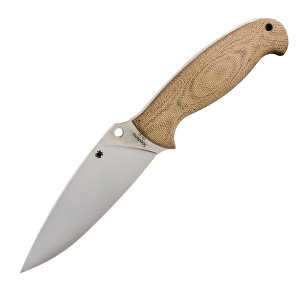 Temperance 2, Brown Micarta Handle, Plain,  FB05P2