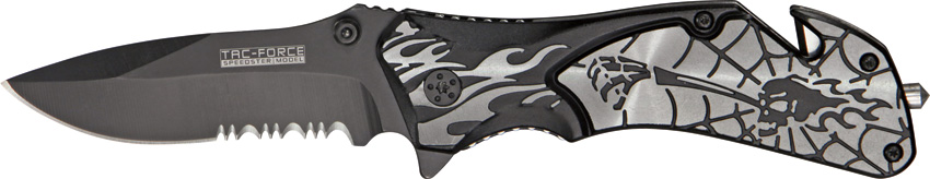 Tac Force Flaming Skull A/O, 695BK