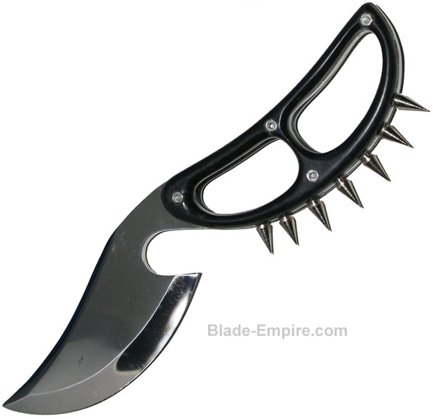 11" Cobra Extreme Spiked Dagger With Leather Case