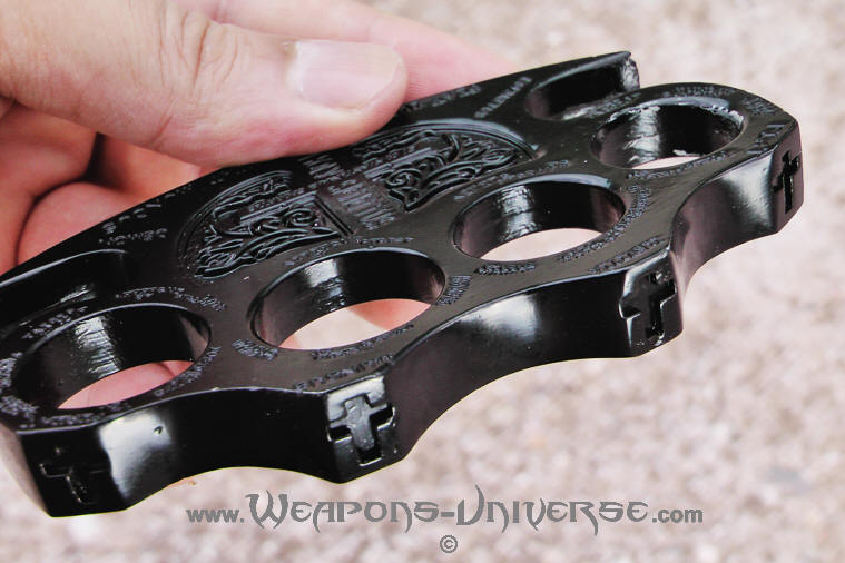 Black Constantine Brass Knuckles