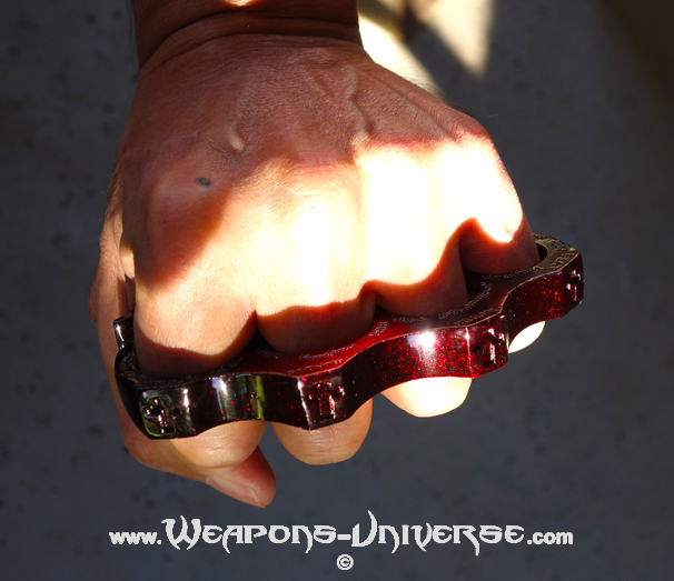 Constantine Brass Knuckles, Red / Black Gradient