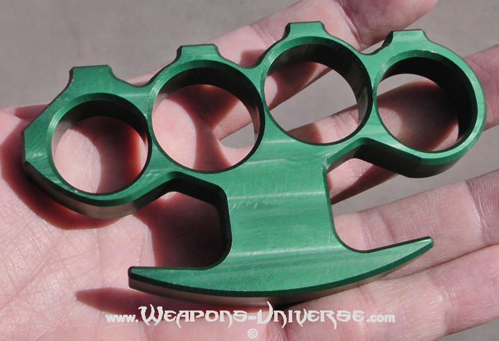 Dark Rift Rebel Brass Knuckles, Green, USA, Large