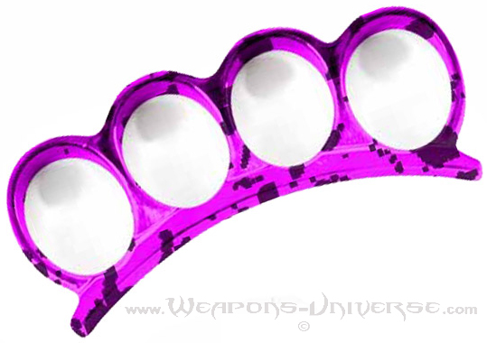 Striker Grunge Purple Brass Knuckles, Medium