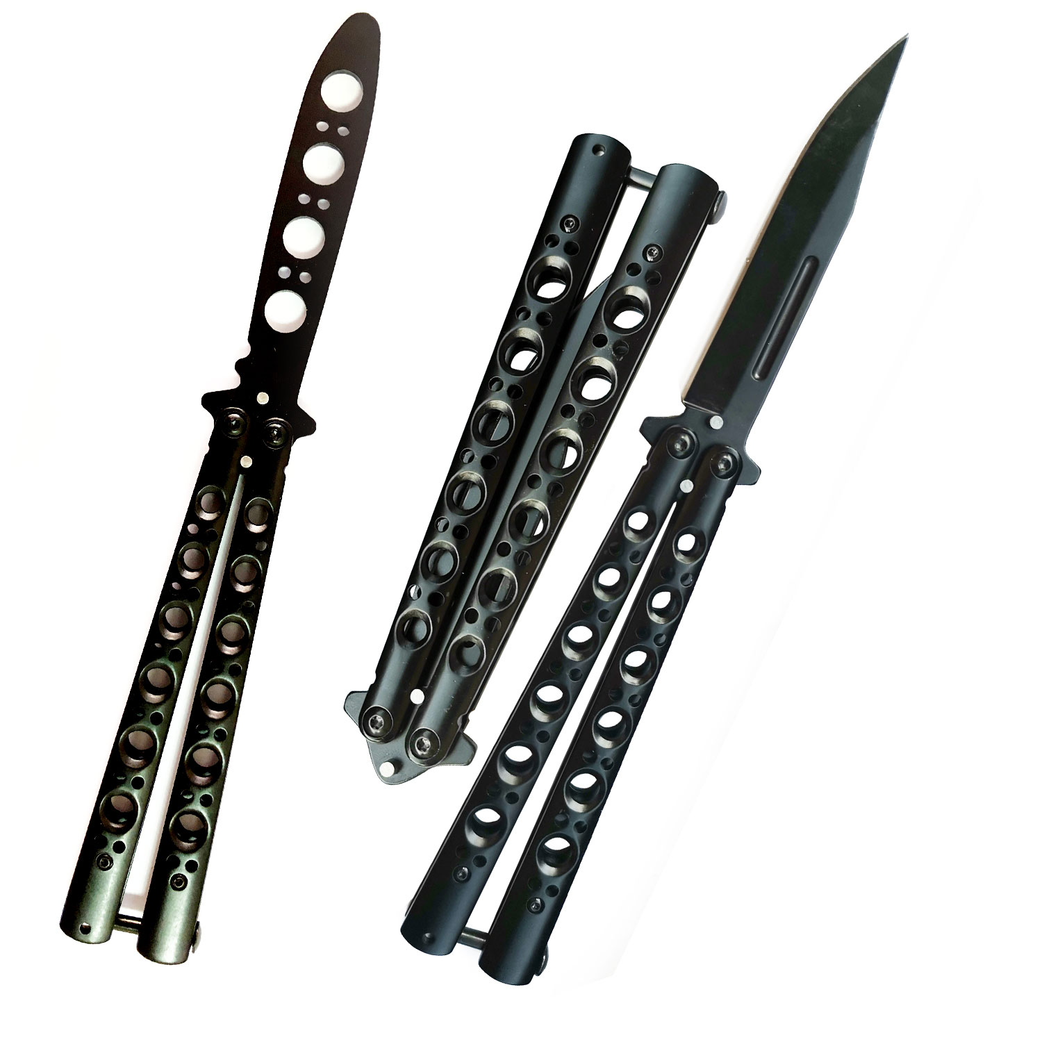 Butterfly Knife Trainer Set Black