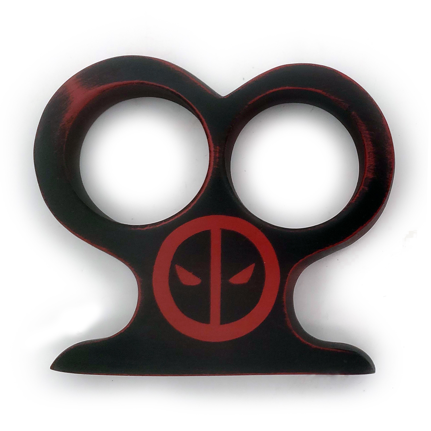 CI 220 TF DP Cerakote Deadpool Two Finger Steel Brass Knuckles