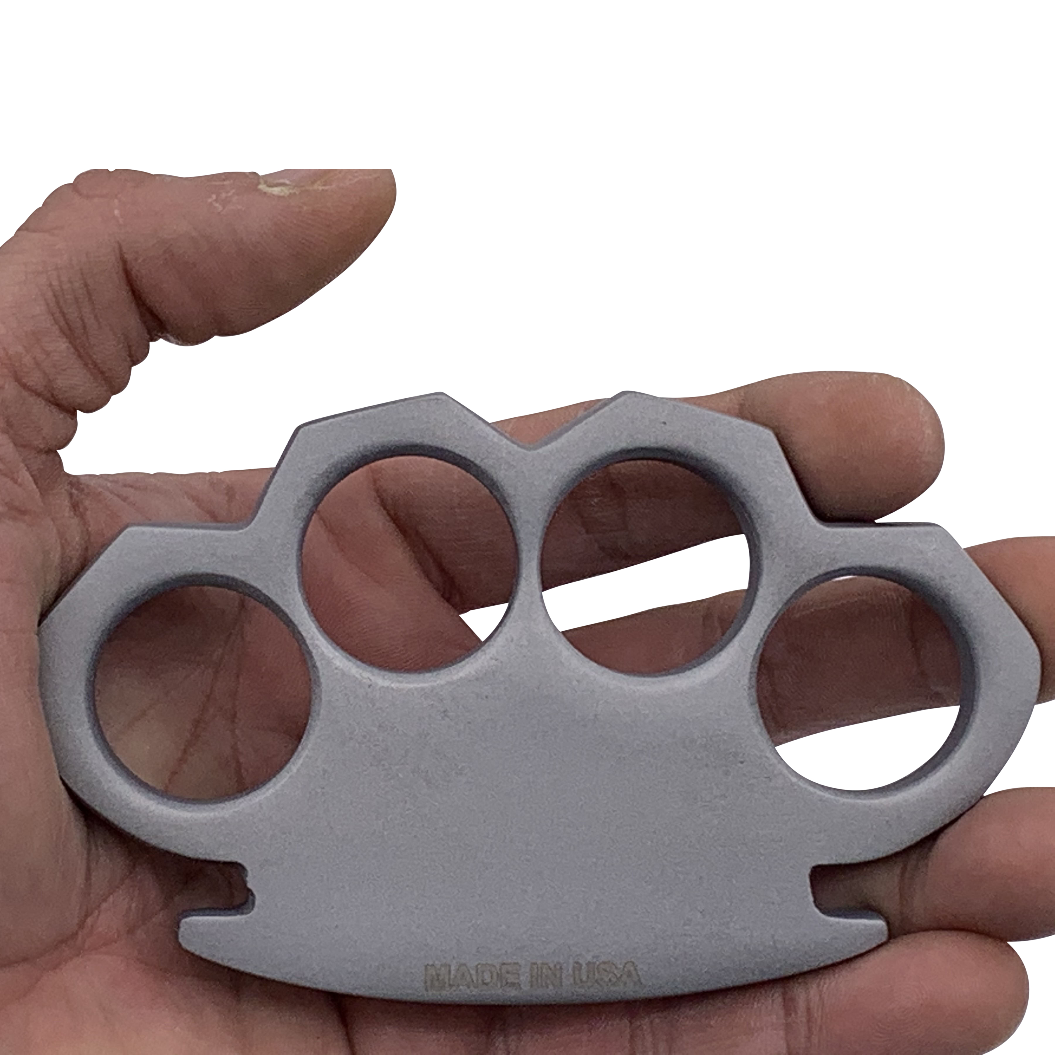 CI 300 P GY 1 Cerakote Made in USA Brass Knuckles Deep Silver