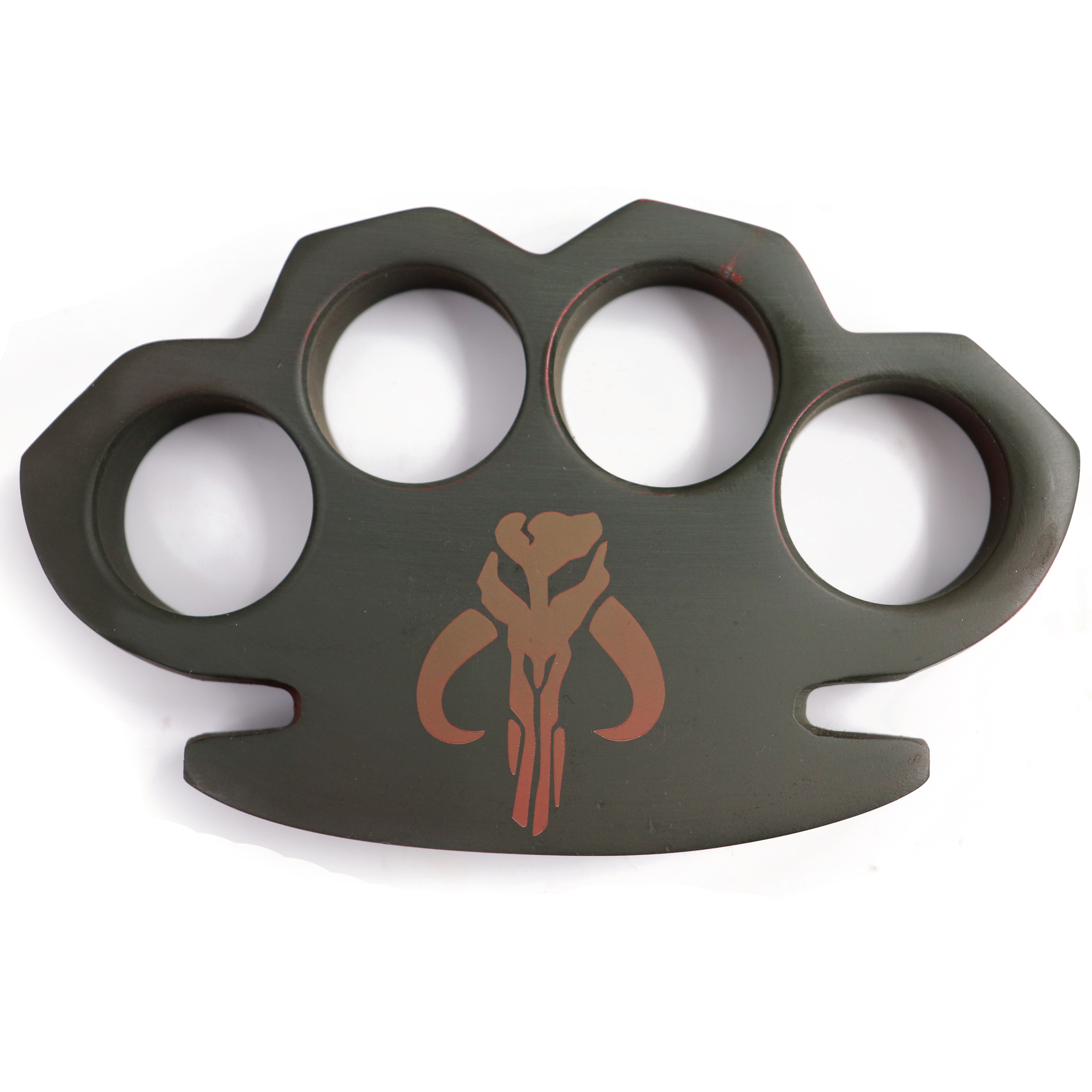 CI 300 P MAND Cerakote Mandalorian Steel Brass Knuckles