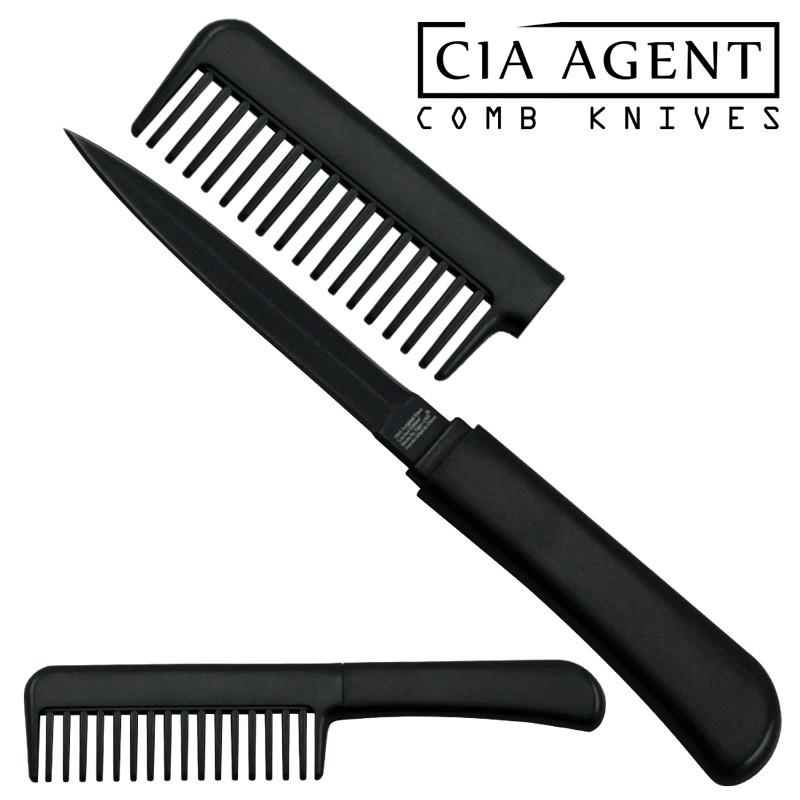 CIA Agent Comb Knife, Black