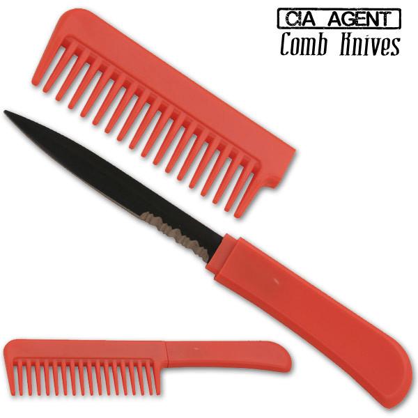 CIA Agent Comb Knife, Red
