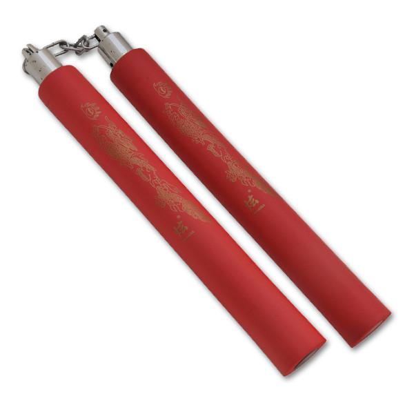 Foam Practice Nunchucks (Red)