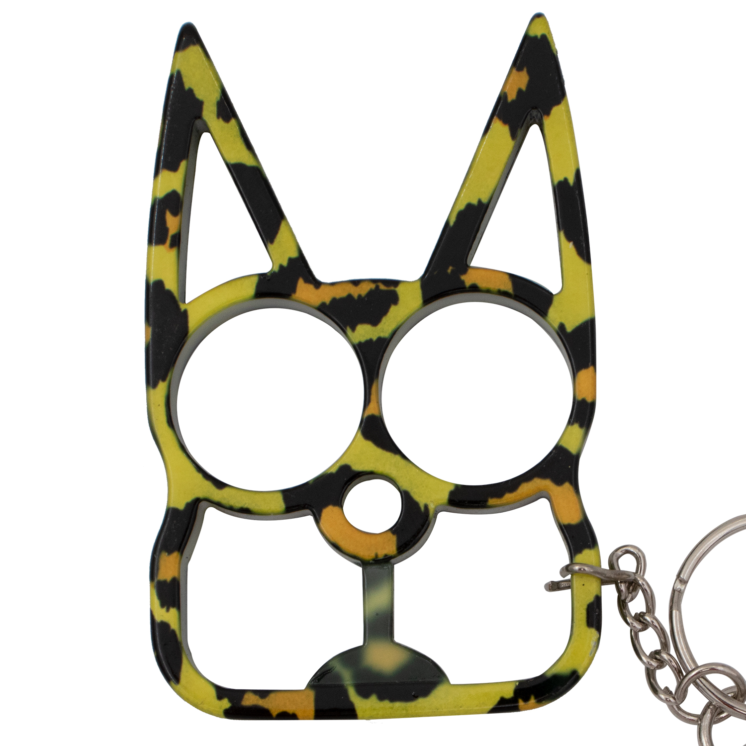 Cat Public Safety Keychain Leopard
