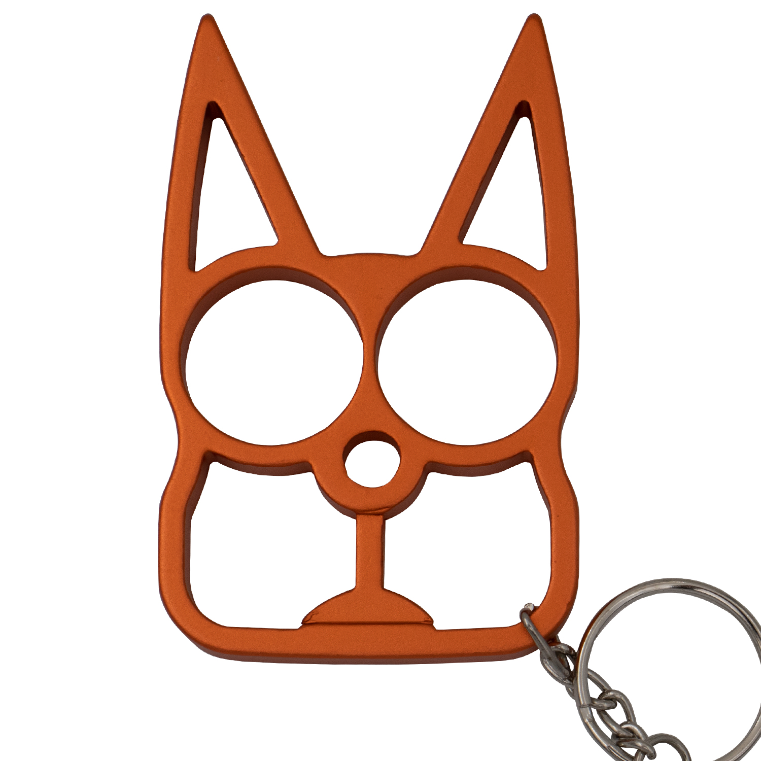 Cat Public Safety Keychain Orange