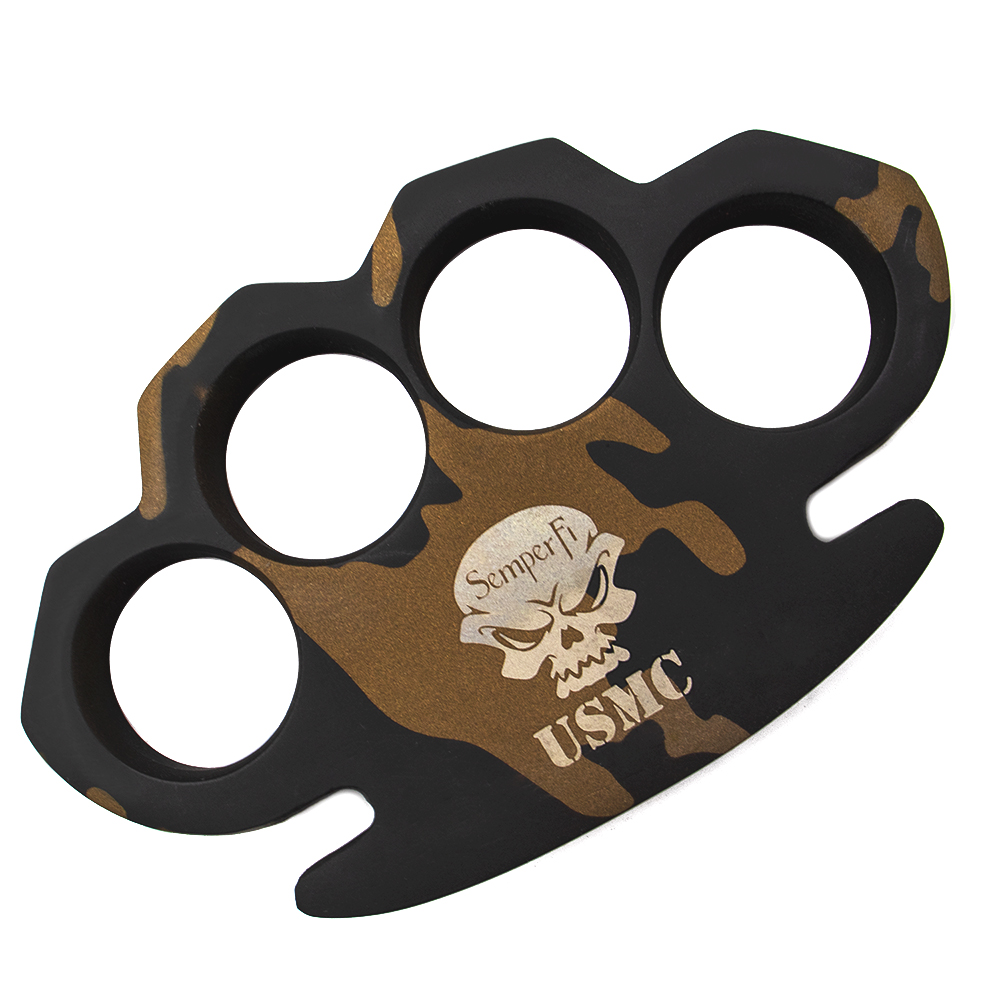 Cerakote Made in USA Brass Knuckles USMC Semper Fi