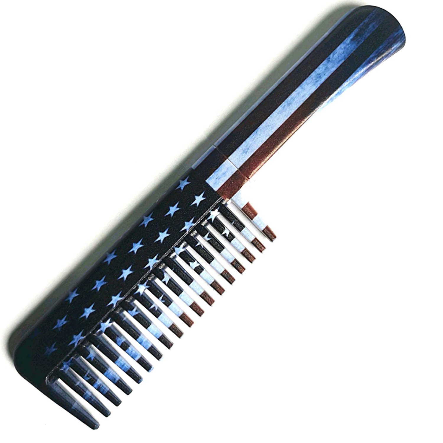 Comb Knife USA Flag Grunge