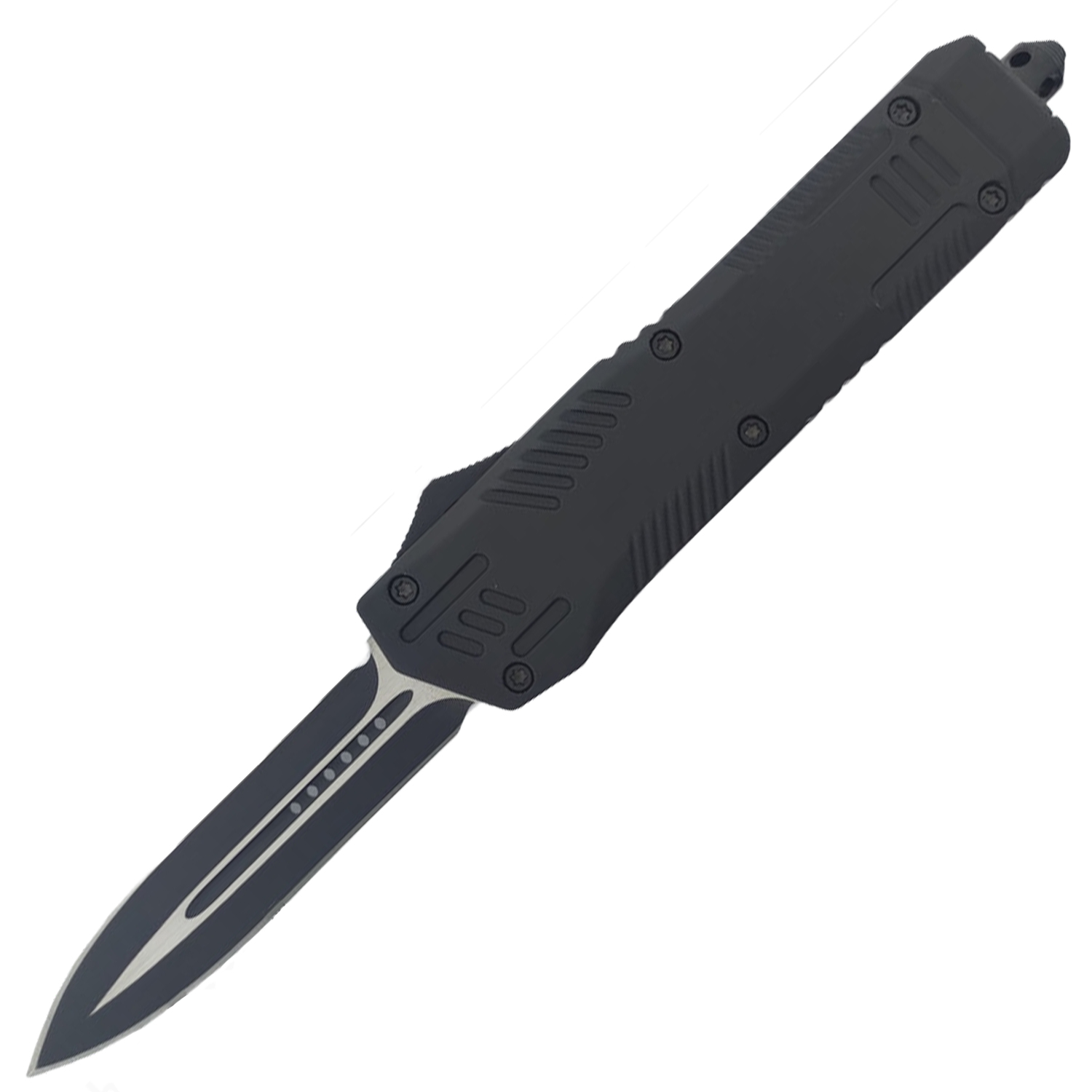 Covert OPS USA OTF Automatic Knife 9 inch Black D2 Steel Blade DEdge