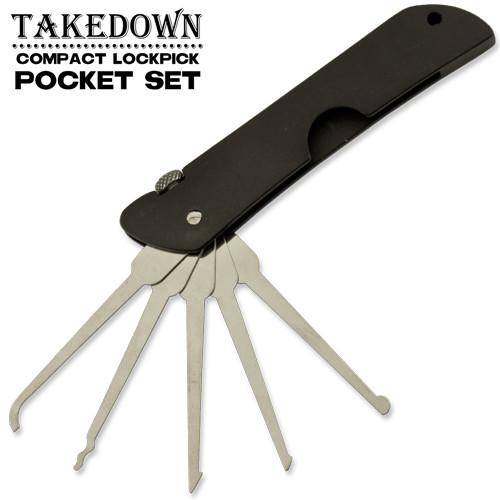 Credit Card Lock Pick Set Pocket Size Lockpicking Kit