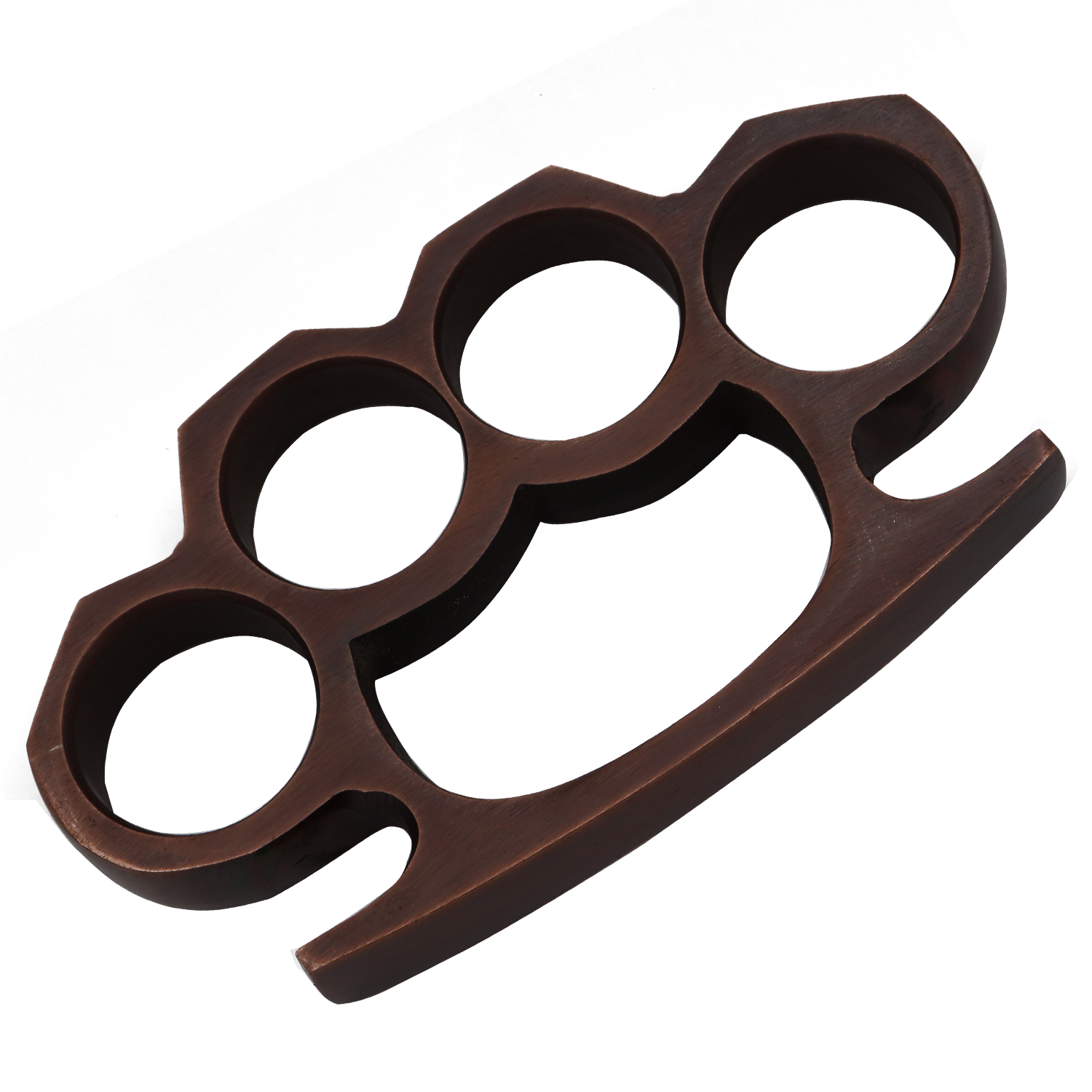 Crown Heavy Duty Solid Steel Brass Knuckles Copper