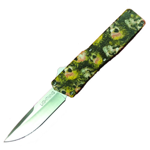 Famous Lightning OTF Automatic Knife Skull