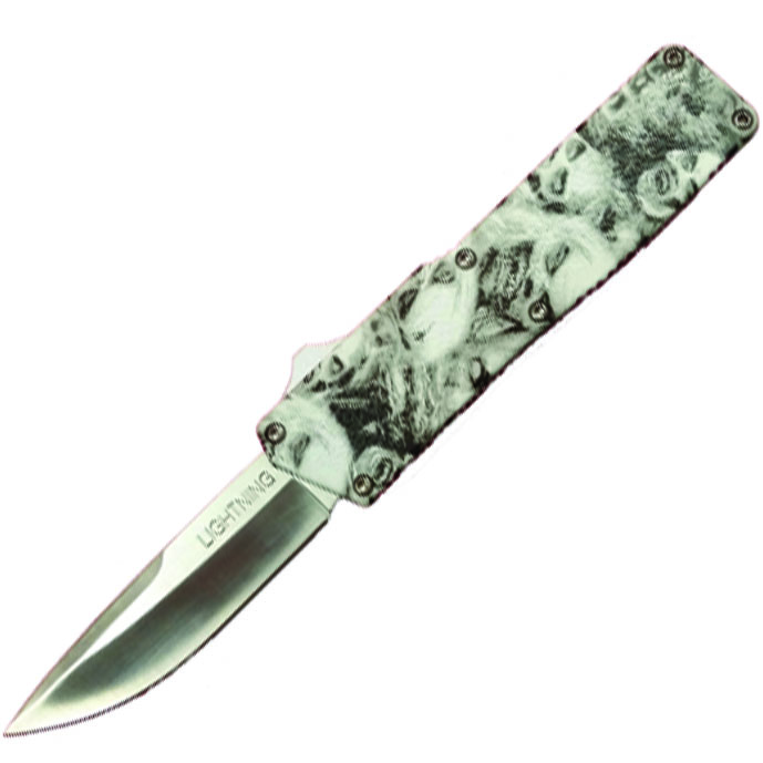 Famous Lightning OTF Automatic Knife Zombies