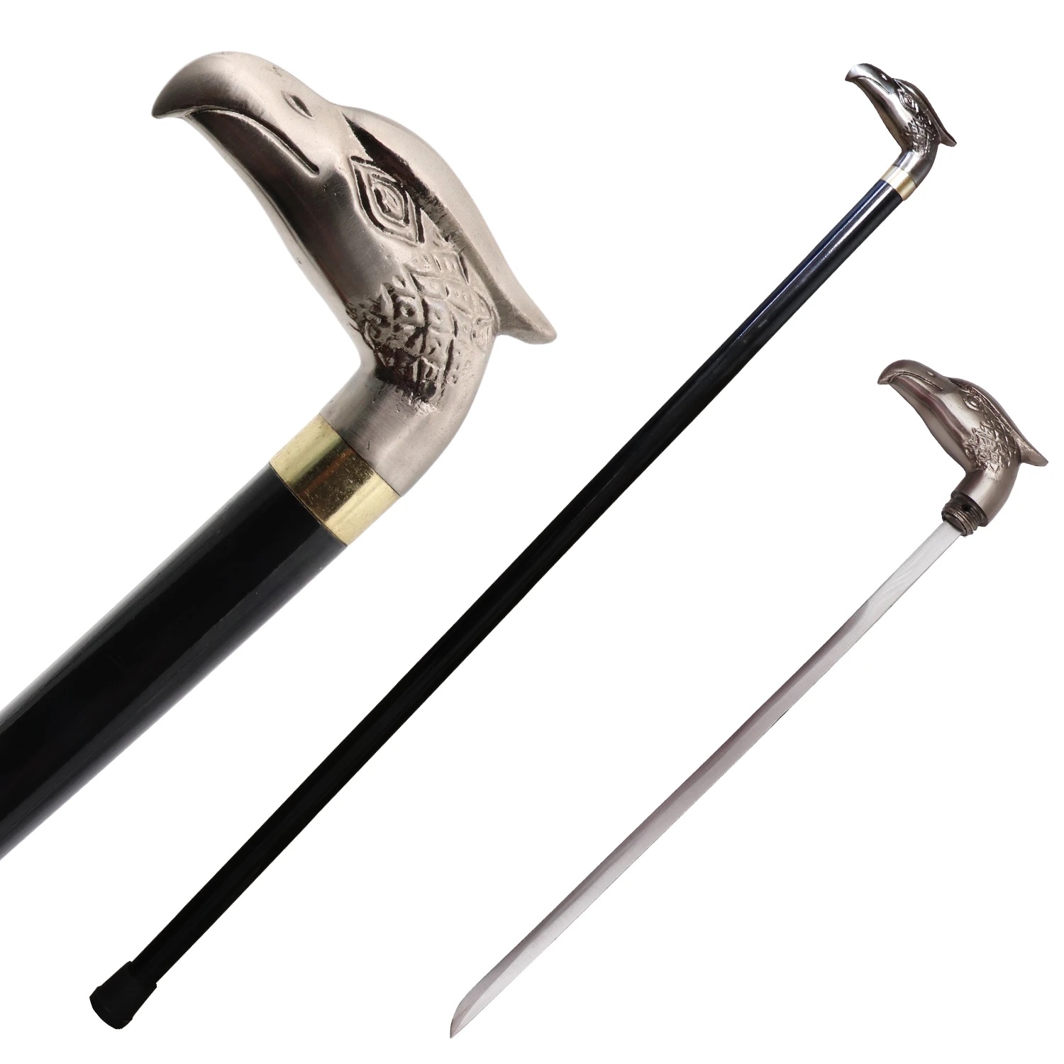 Elegant Bird Walking Cane Sword