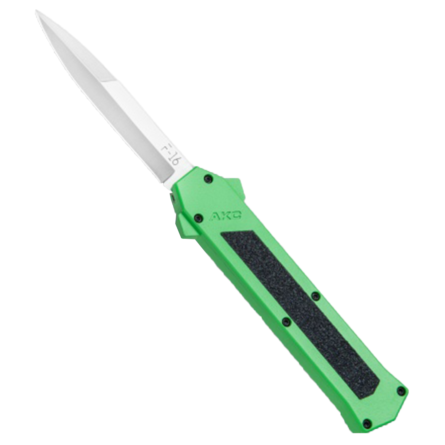 F16 Neon Green Textured Handle OTF Automatic Knife