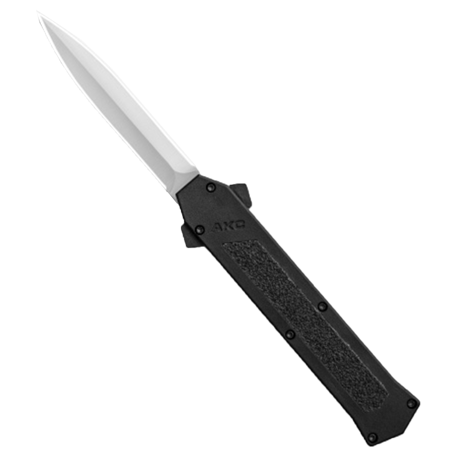 F16 Textured Handle Silver Dagger Blade OTF Automatic Knife