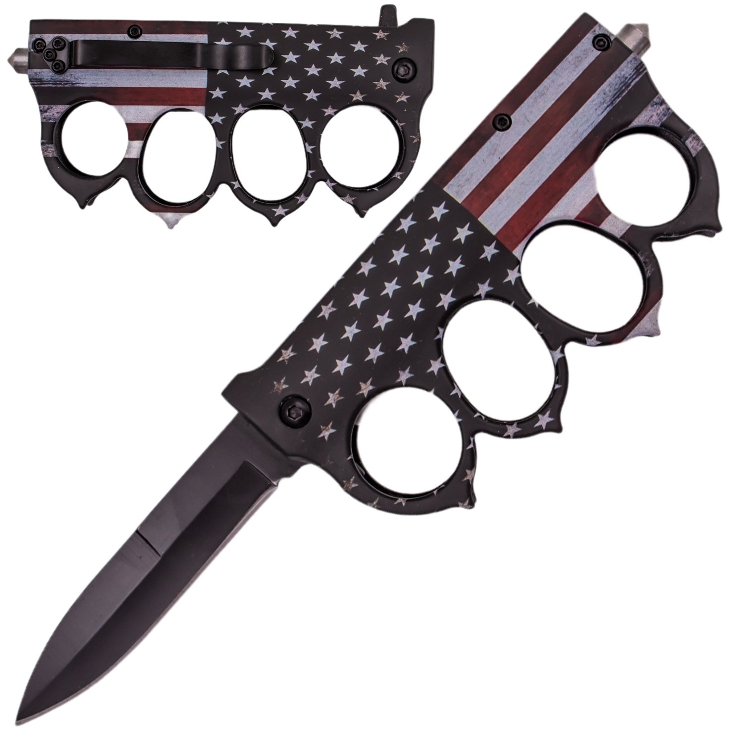 Grunge America II Spring Assisted Trench Knife