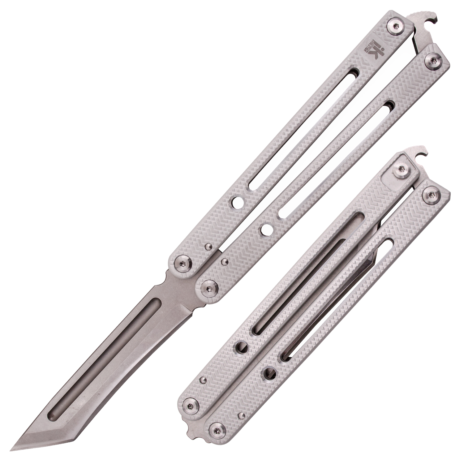 Instaknives Evolution 2 in1 Butterfly Knife Trainer (Silver)