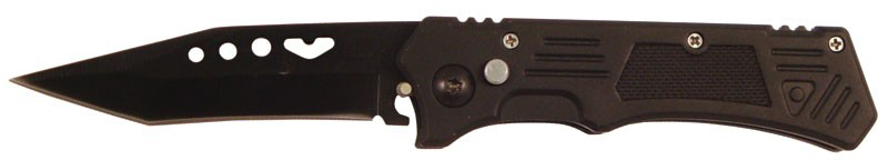 8" Black Automatic Knife SB802