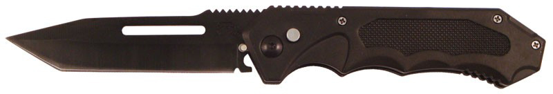 Black Tanto Blade Large Automatic Knife SB851