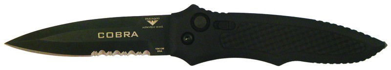 Cobra Automatic Serrated with DLC Coating PARACOBDLCSER