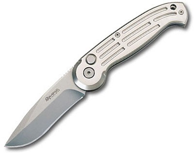 Mini Magnum Silver Clip Point - Plain Blade BOK107