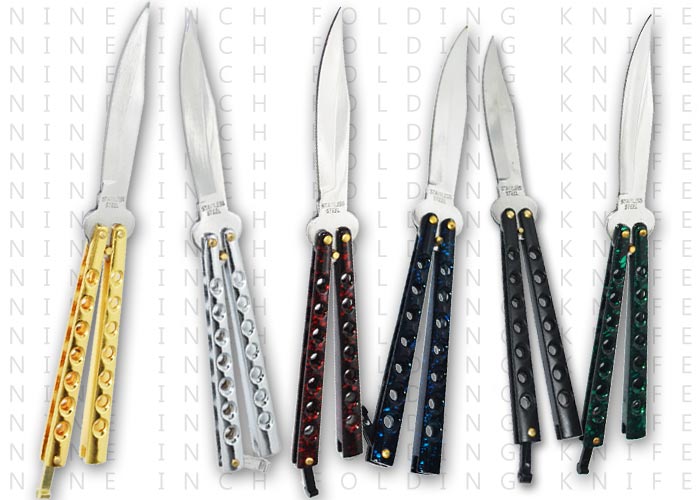 Assorted Colors Folding Knife (Set of 12) 1-131-SET