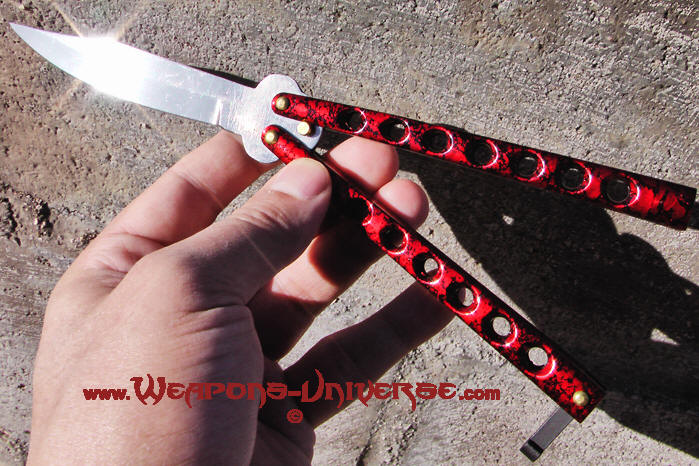 Red Butterfly Knife