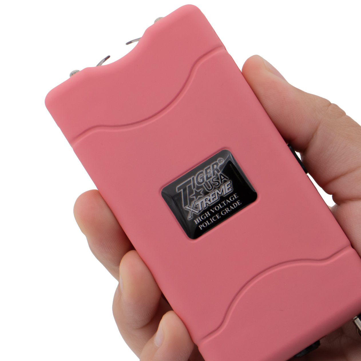 Tiger USA Xtreme® 96 Mill Light Pink Rechargeable Stun Gun & Flash Light