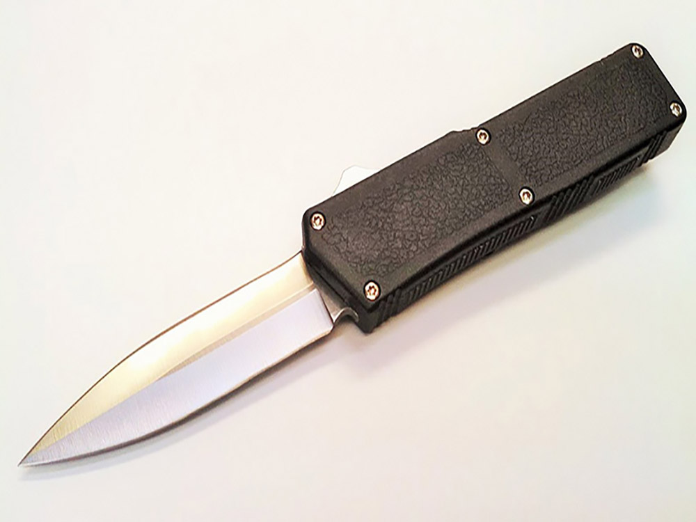 Famous Lightning OTF Automatic Knife Black