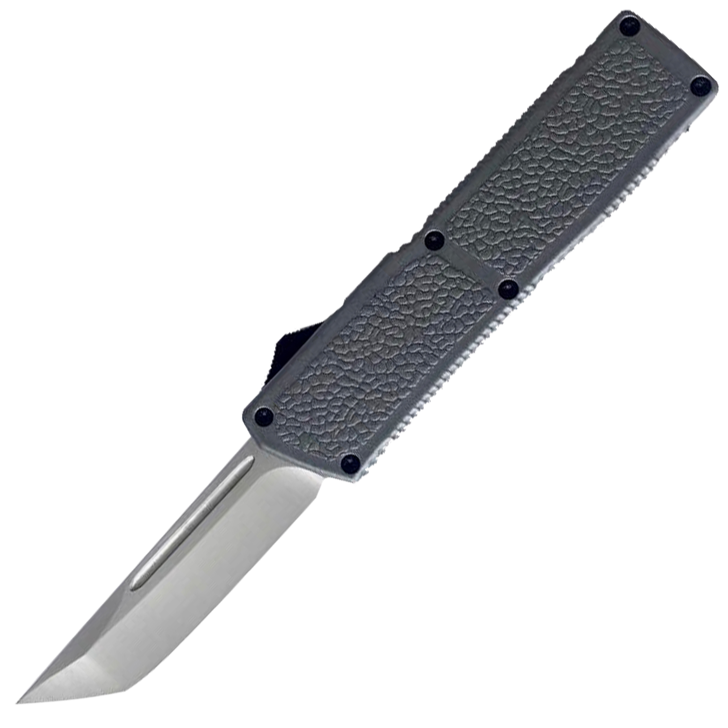 Lighting Action Assisted Knife Smoke Tanto Blade