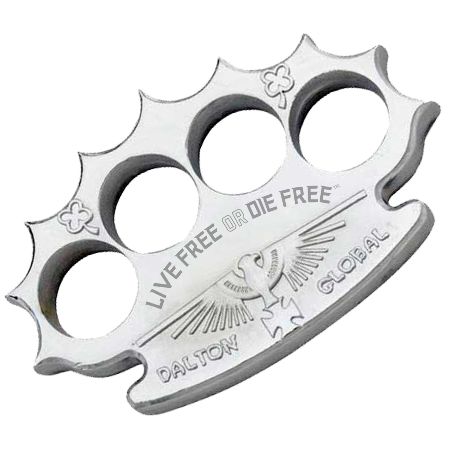 Live Free or Die Free Robbie Dalton Global Heavy Belt Buckle Paperweights   Silver