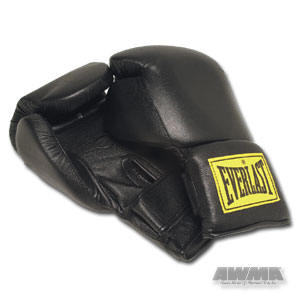 Everlast Boxing Gloves - Black Durahide, 82066