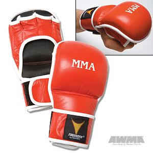 ProForce Thunder MMA Training Gloves - Red, 82009