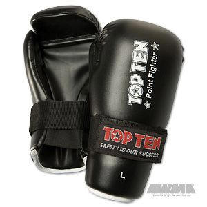 TOP TEN Point Fighter Gloves - Black, 89080