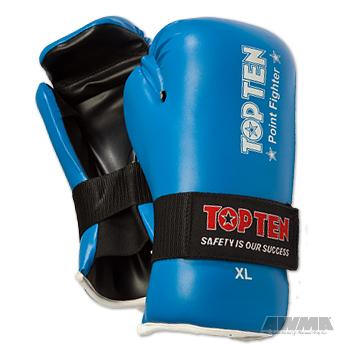 TOP TEN Point Fighter Gloves - Blue, 89076