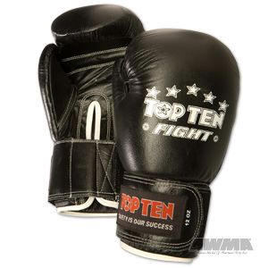 TOP TEN Sparring Gloves - Black, 89091