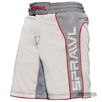 Sprawl Fusion 2 Stretch Shorts - Gray/Charcoal/Red, 473128