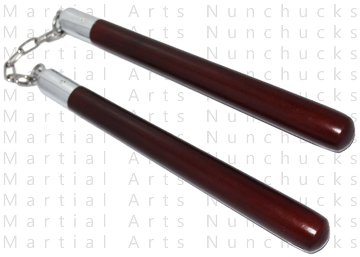 Nunchucks, round, rosewood., CLD058