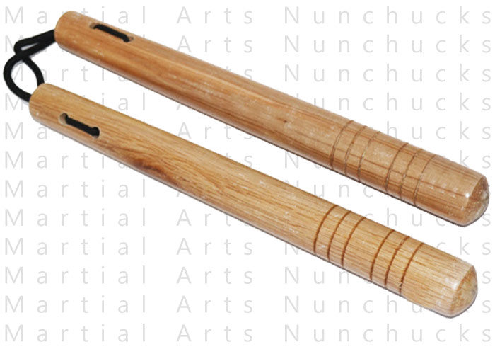 Martial Arts Nunchucks (Natural Wood) CLD060