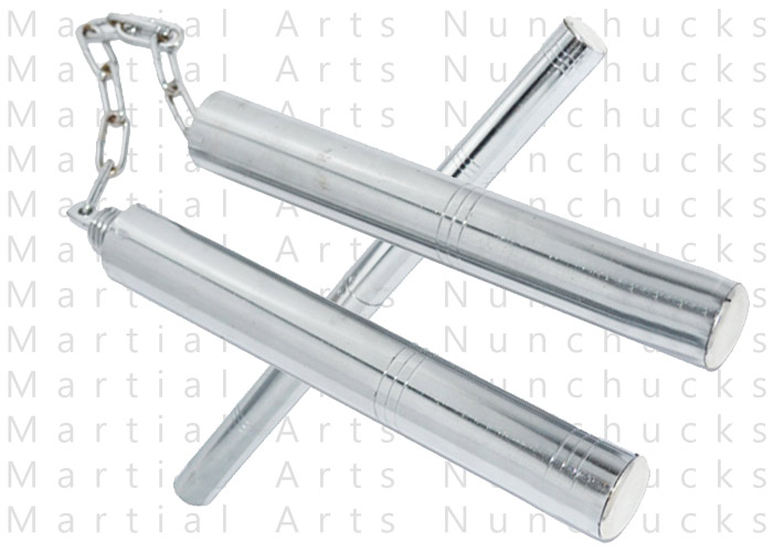Martial Arts Nunchucks (Stainless Steel/Silver) CLD066