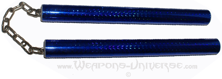 Nunchucks, Plastic, Blue, 10.5 inches, NC-BL